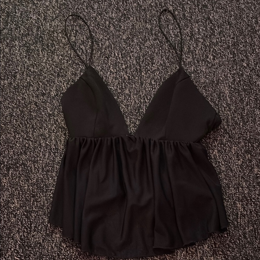 Black Spaghetti Strap Top
